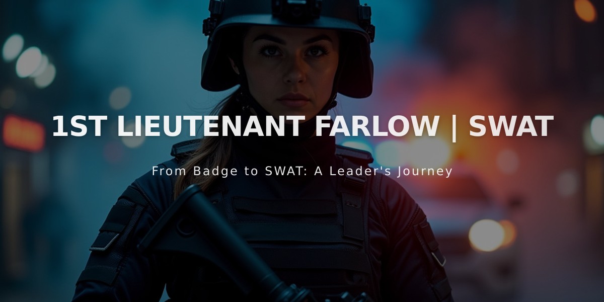 1st Lieutenant Farlow: The Elite SWAT Operator in CS:GO