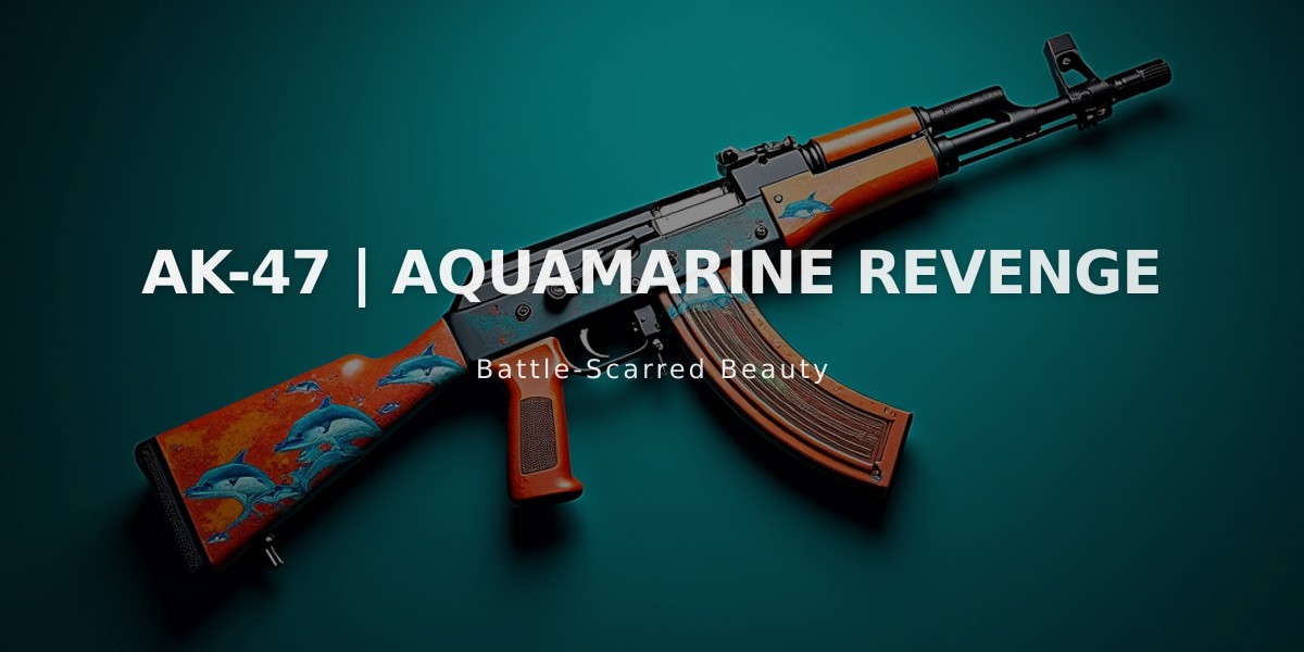 AK-47 Aquamarine Revenge: The Beloved Dolphin-themed Covert Skin