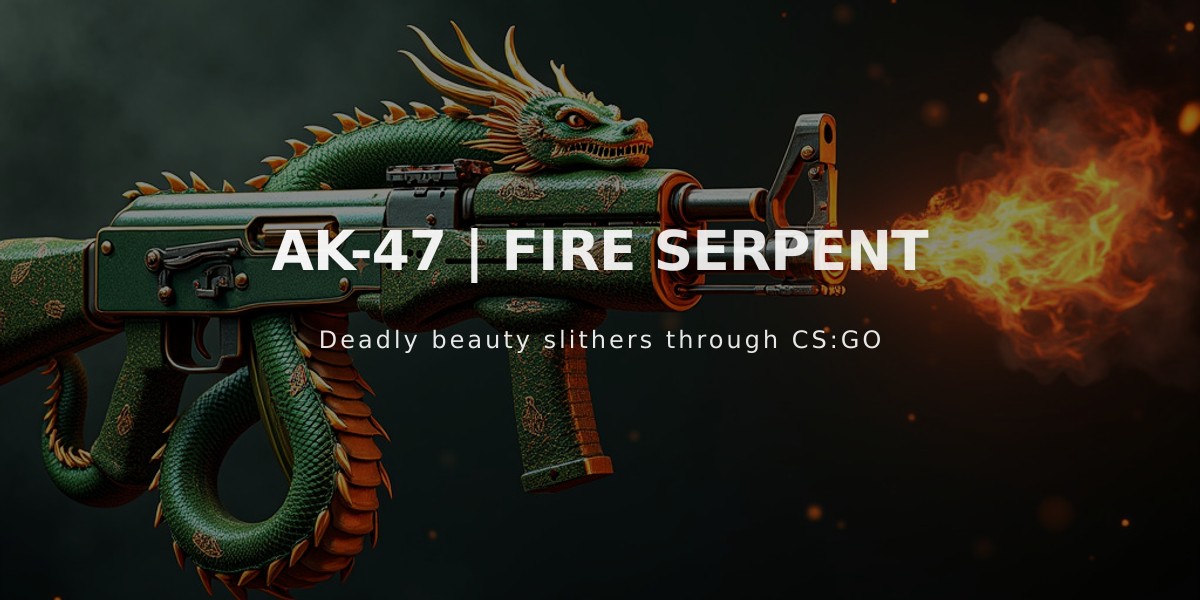 AK-47 Fire Serpent: The $7,000+ Legendary CS:GO Skin That's Still Hot