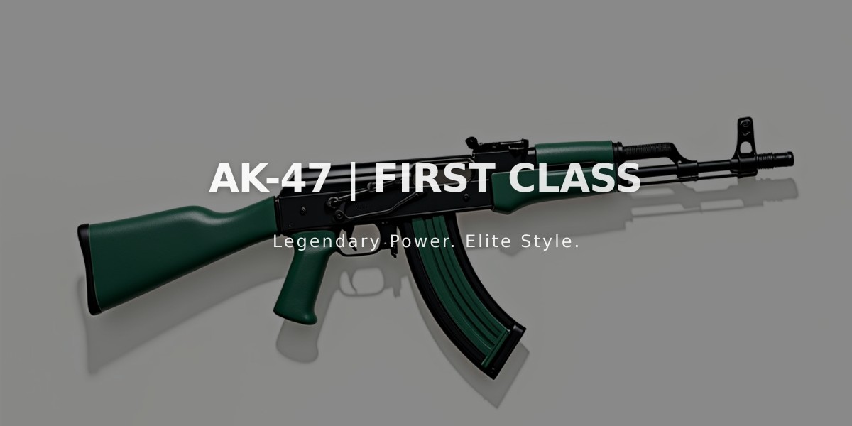 AK-47 First Class: Elegant Green Leather Design Meets Battle-Ready Performance