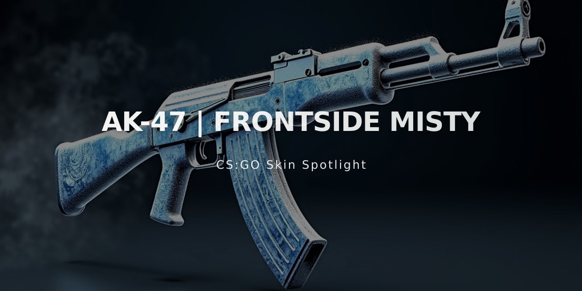 AK-47 | Frontside Misty: The Arctic-Themed Rifle Skin That Players Love