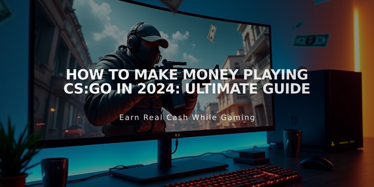 How to Make Money Playing CS:GO in 2024: Ultimate Guide