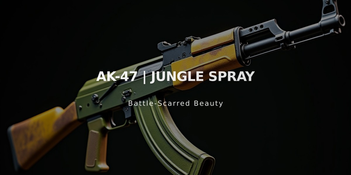 AK-47 | Jungle Spray: The Military-Grade Green Beast