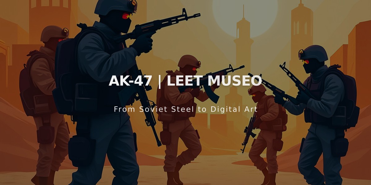 AK-47 | Leet Museo: The Artistic Dust2 Tribute