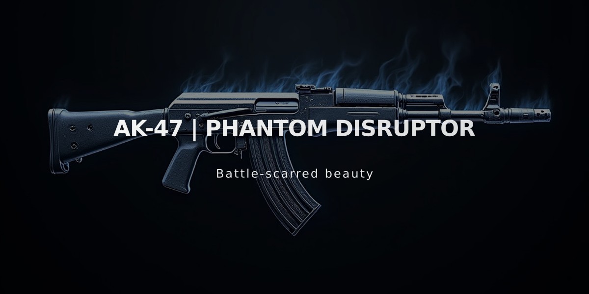 AK-47 Phantom Disruptor: The Ghostly Counter-Strike Rifle Skin