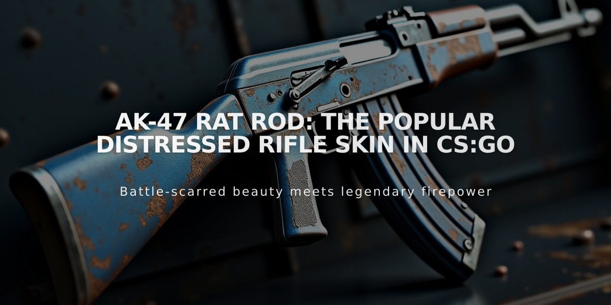 AK-47 Rat Rod: The Popular Distressed Rifle Skin in CS:GO