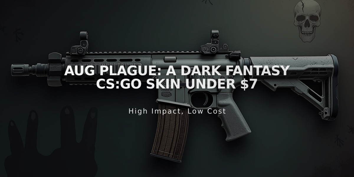 AUG Plague: A Dark Fantasy CS:GO Skin Under $7