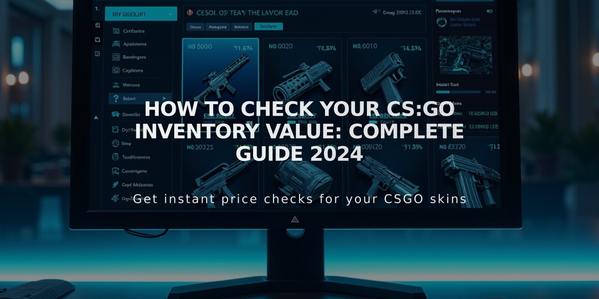 How to Check Your CS:GO Inventory Value: Complete Guide 2024