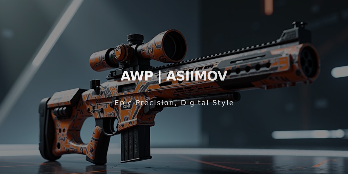 AWP Asiimov | High-Tech Sniper Rifle With Futuristic Design