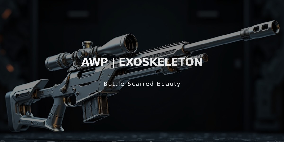 AWP Exoskeleton: The One-Shot Skull-Patterned Sniper Rifle