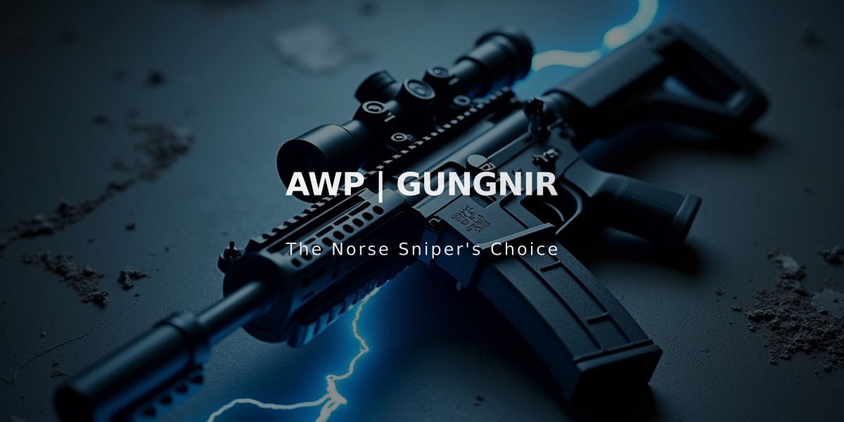 AWP | Gungnir: Legendary Norse-Themed Sniper Rifle