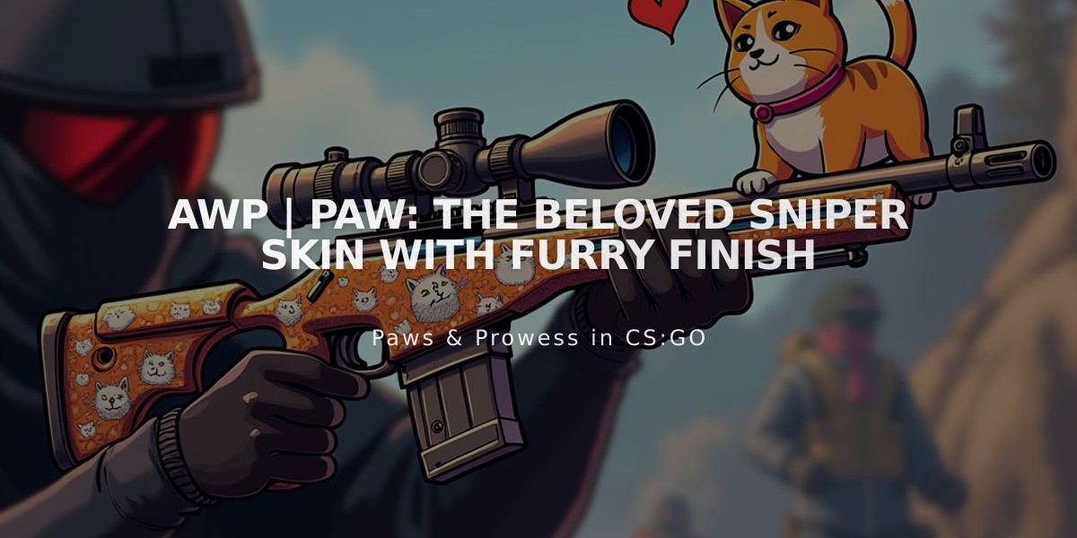 AWP | PAW: The Beloved Sniper Skin with Furry Finish