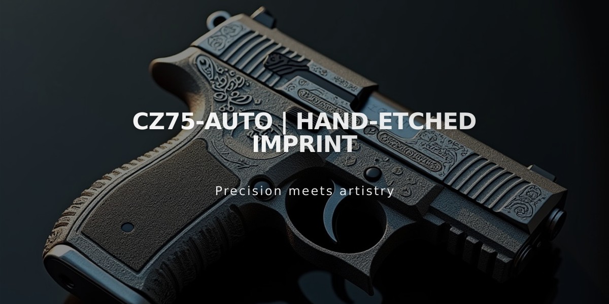 CZ75-Auto | Hand-Etched Imprint