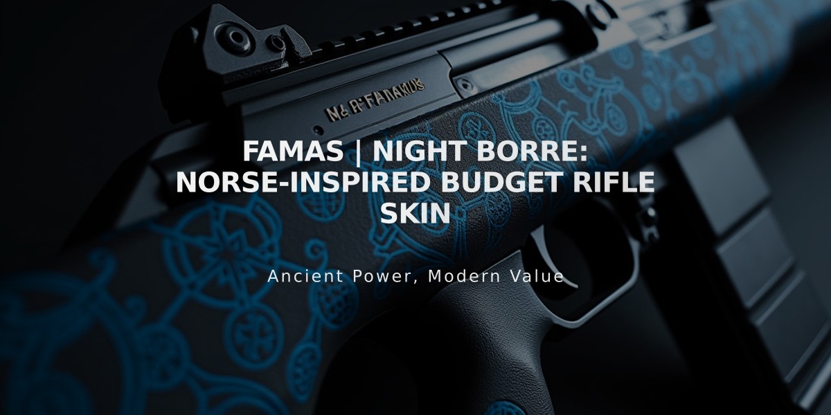 FAMAS | Night Borre: Norse-Inspired Budget Rifle Skin