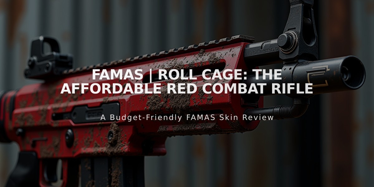 FAMAS | Roll Cage: The Affordable Red Combat Rifle