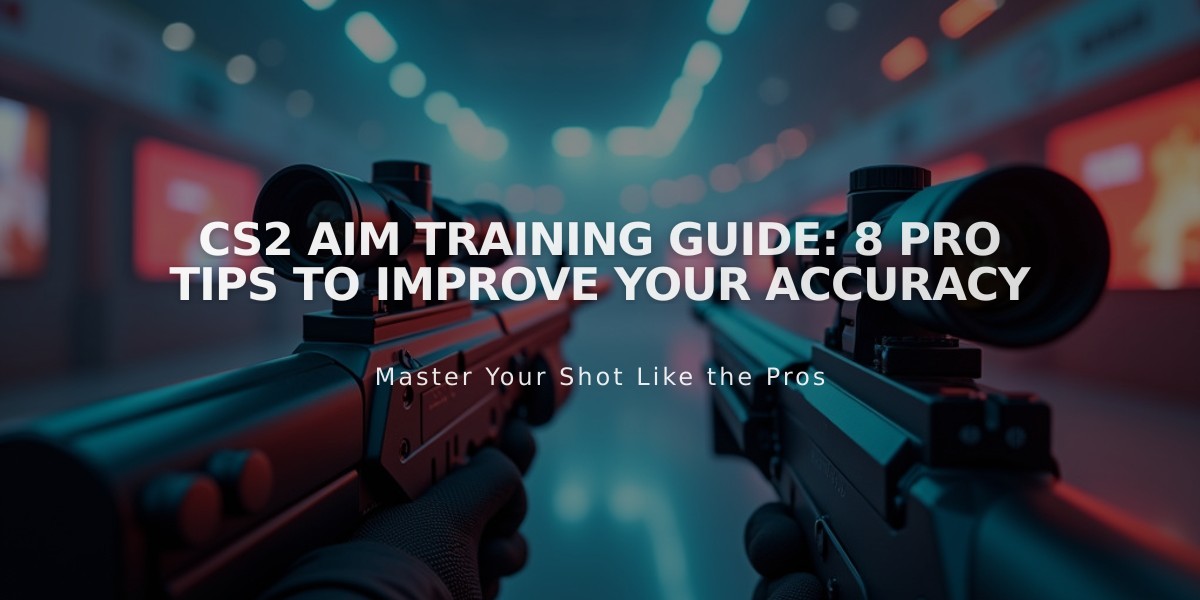 CS2 Aim Training Guide: 8 Pro Tips to Improve Your Accuracy