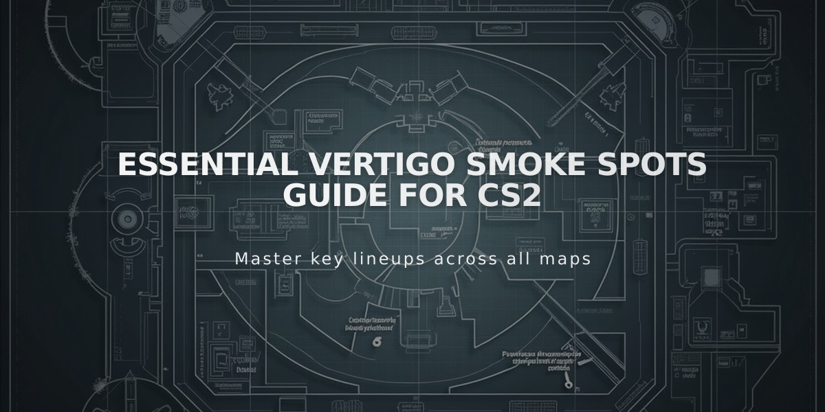 Essential Vertigo Smoke Spots Guide for CS2