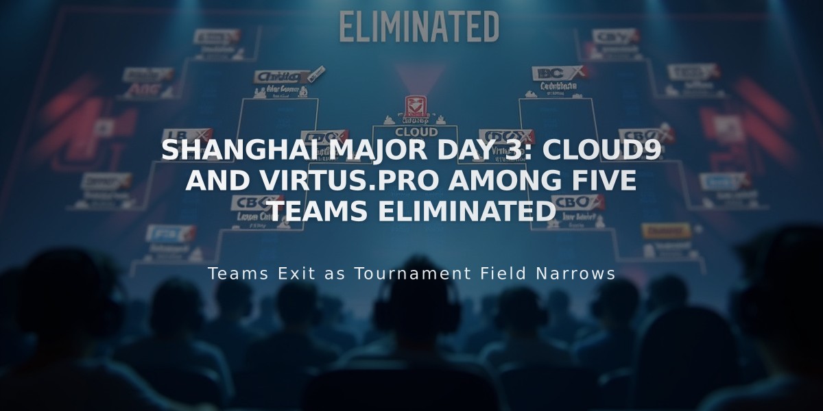 Shanghai Major Day 3: Cloud9 and Virtus.pro Among Five Teams Eliminated