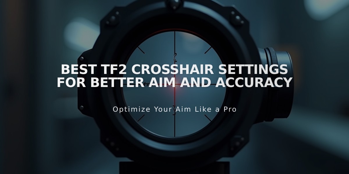 Best TF2 Crosshair Settings for Better Aim and Accuracy