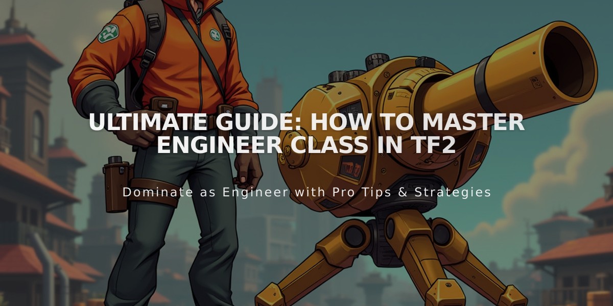 Ultimate Guide: How to Master Engineer Class in TF2