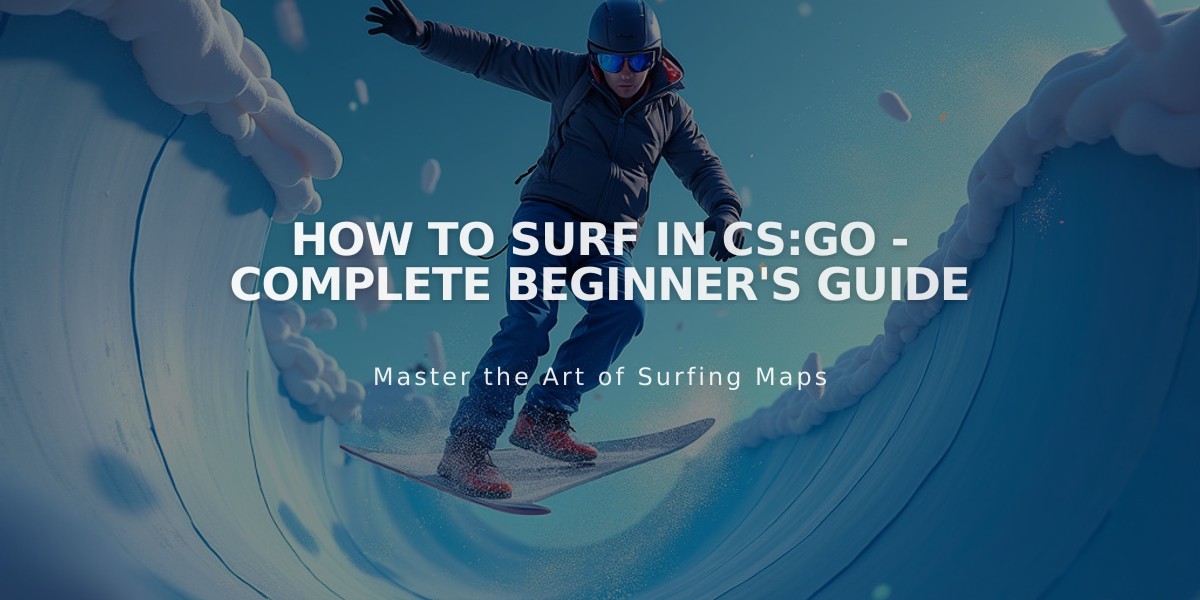 How to Surf in CS:GO - Complete Beginner's Guide