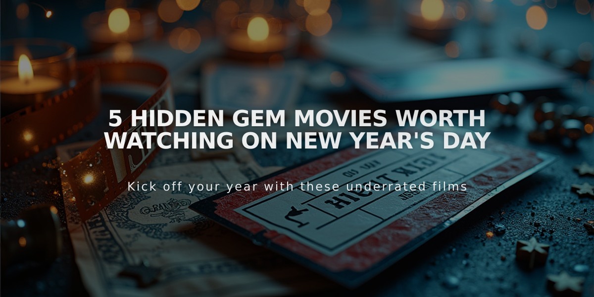 5 Hidden Gem Movies Worth Watching on New Year's Day