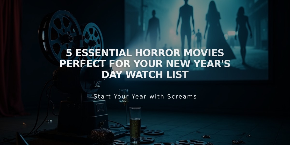 5 Essential Horror Movies Perfect for Your New Year's Day Watch List