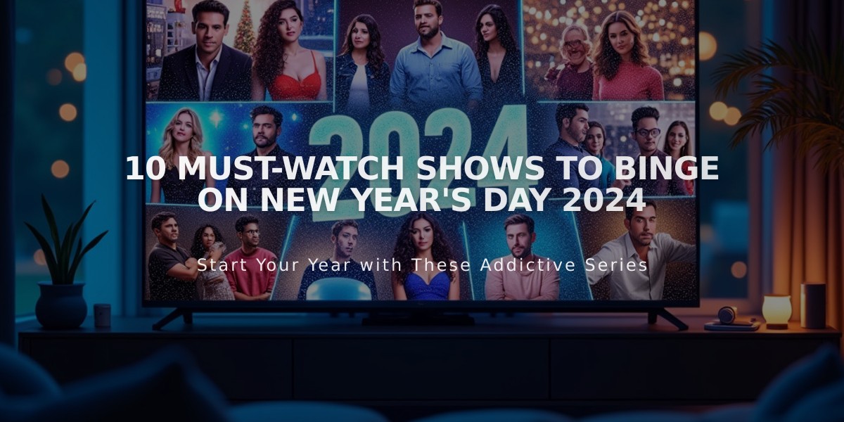 10 Must-Watch Shows to Binge on New Year's Day 2024