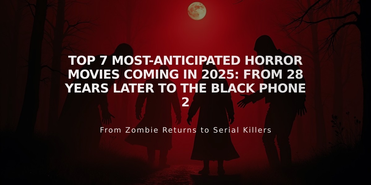 Top 7 Most-Anticipated Horror Movies Coming in 2025: From 28 Years Later to The Black Phone 2