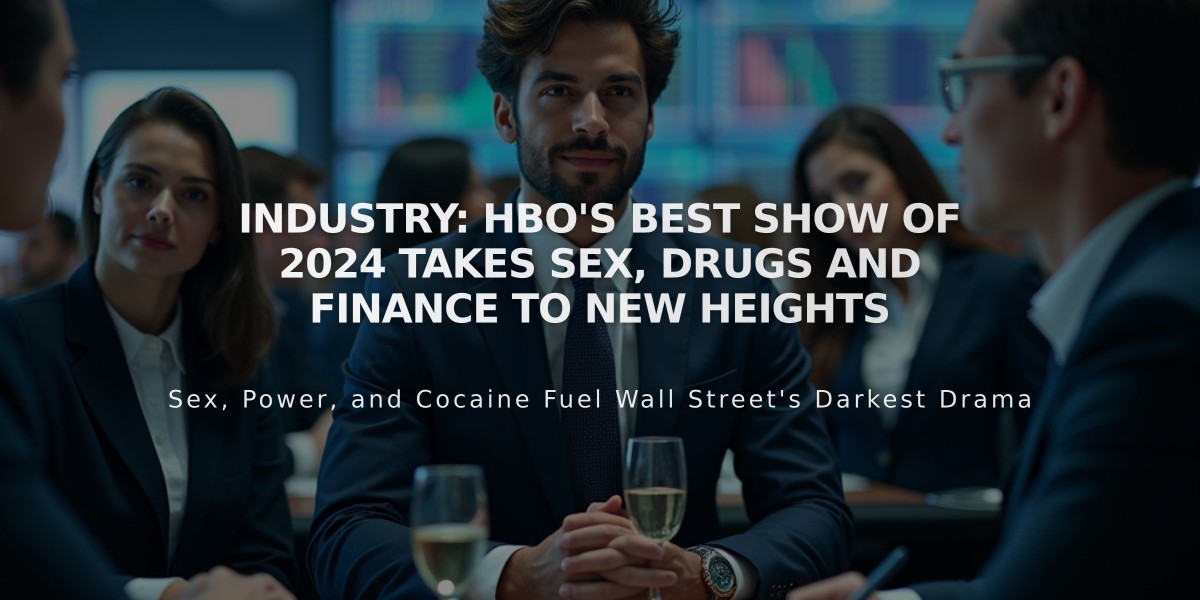 Industry: HBO's Best Show of 2024 Takes Sex, Drugs and Finance to New Heights