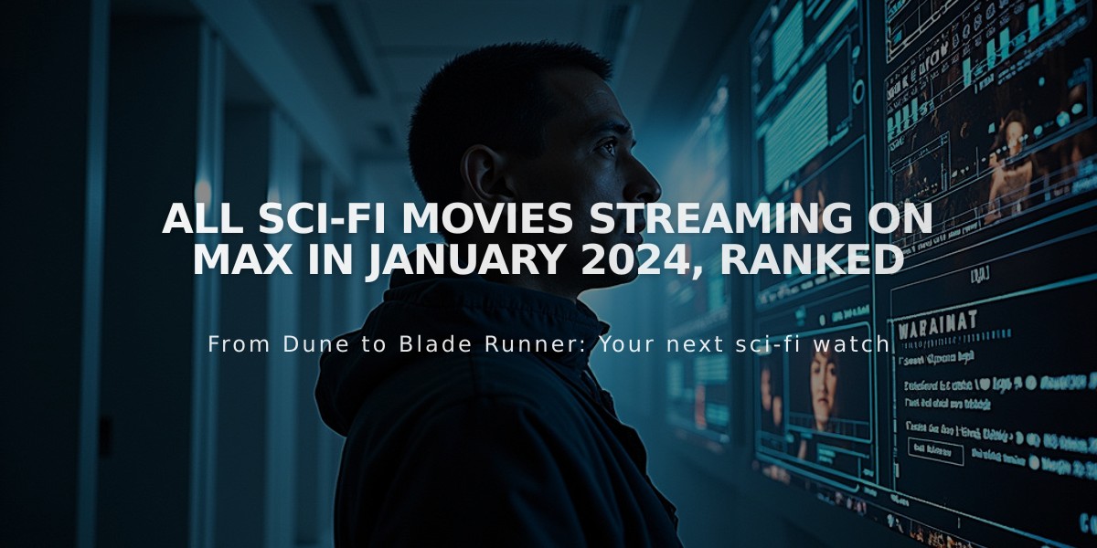 All sci-fi movies streaming on Max in January 2024, ranked