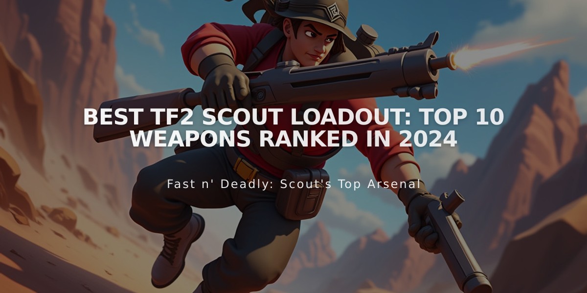 Best TF2 Scout Loadout: Top 10 Weapons Ranked in 2024