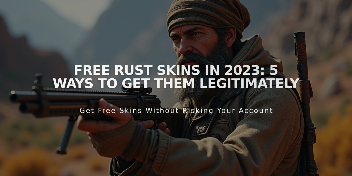 Free Rust Skins in 2023: 5 Ways to Get Them Legitimately