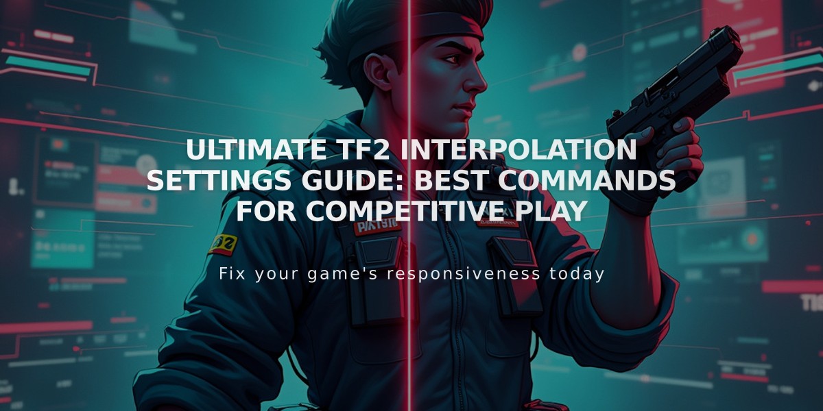 Ultimate TF2 Interpolation Settings Guide: Best Commands for Competitive Play