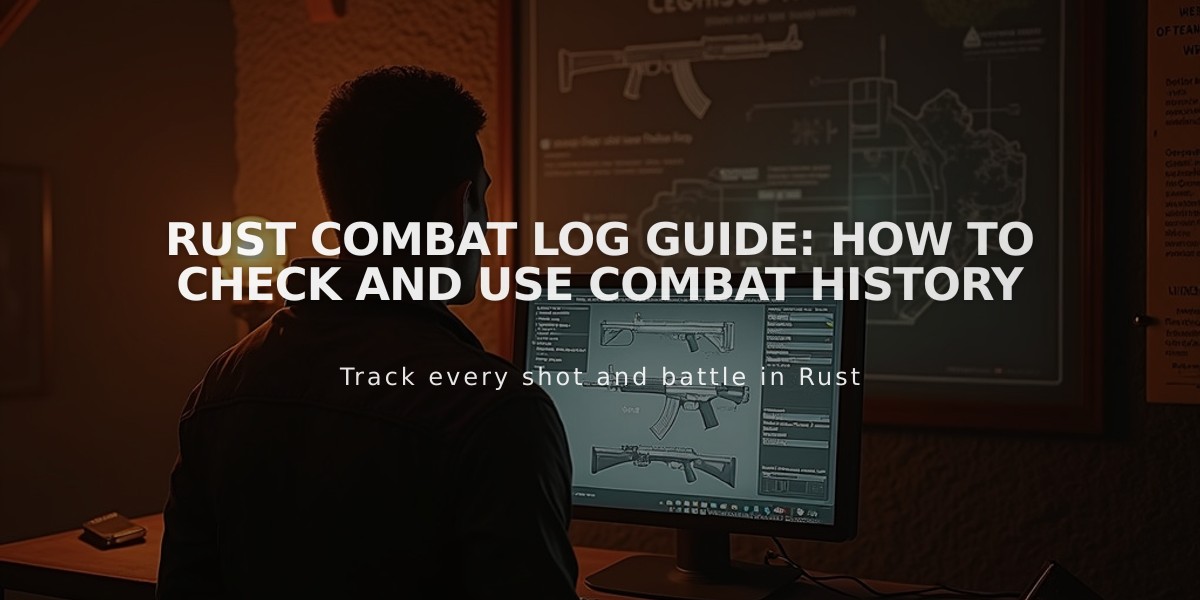 Rust Combat Log Guide: How to Check and Use Combat History