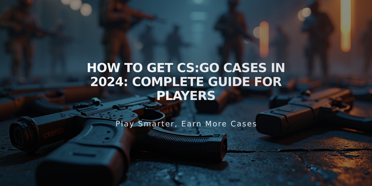 How to Get CS:GO Cases in 2024: Complete Guide for Players