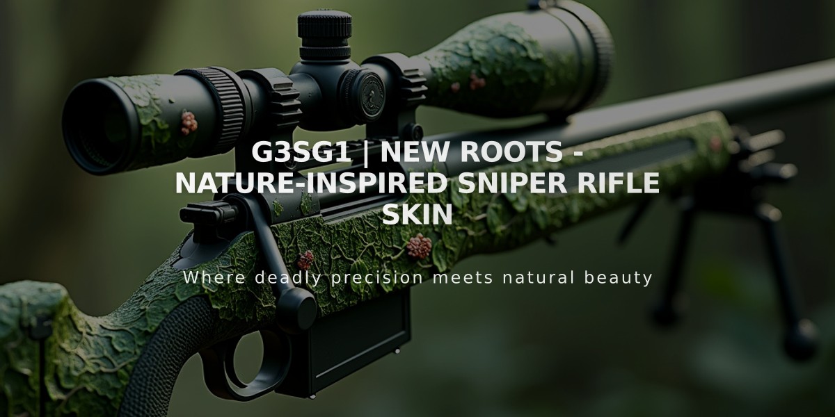 G3SG1 | New Roots - Nature-Inspired Sniper Rifle Skin