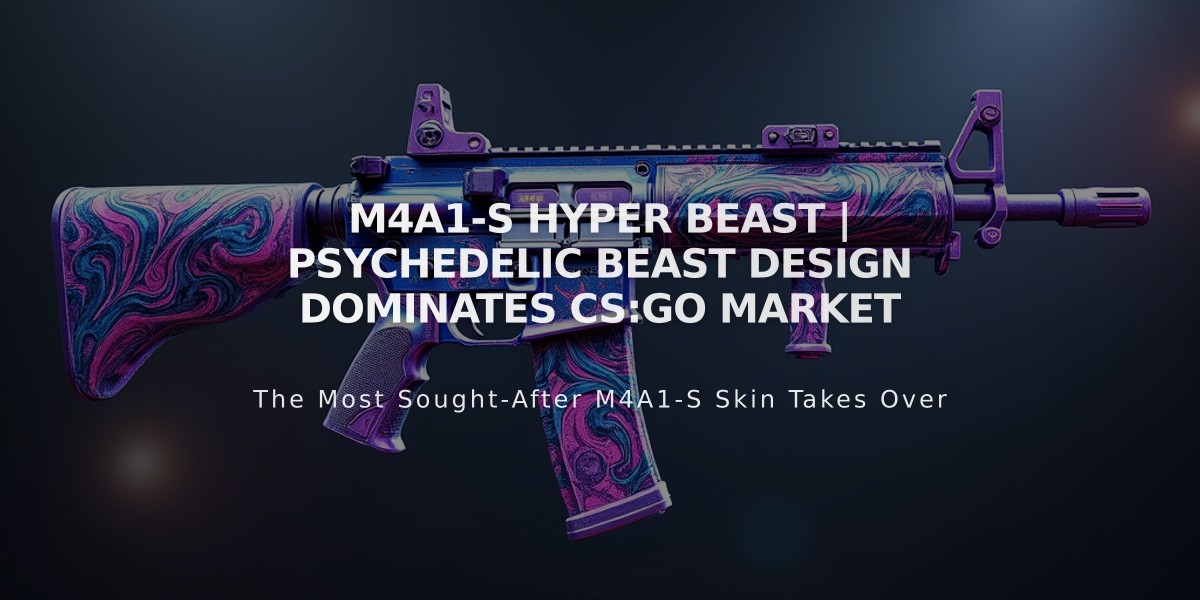 M4A1-S Hyper Beast | Psychedelic Beast Design Dominates CS:GO Market