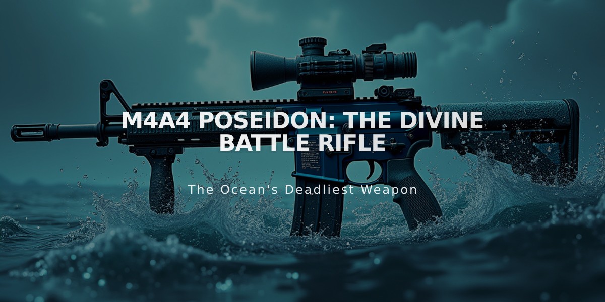 M4A4 Poseidon: The Divine Battle Rifle