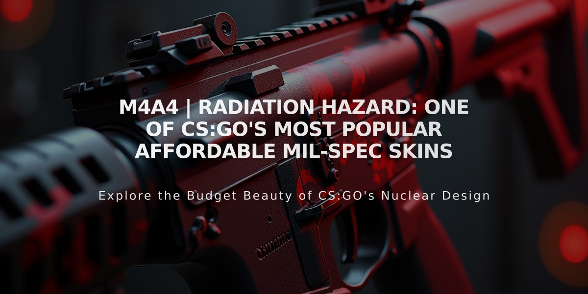 M4A4 | Radiation Hazard: One of CS:GO's Most Popular Affordable Mil-Spec Skins