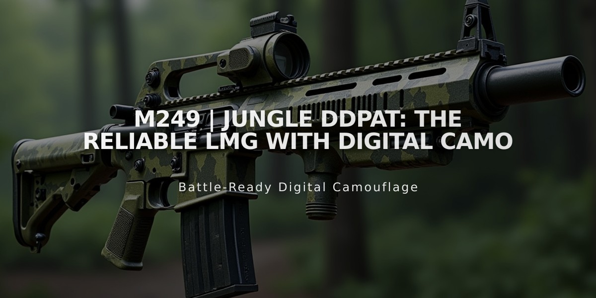 M249 | Jungle DDPAT: The Reliable LMG with Digital Camo