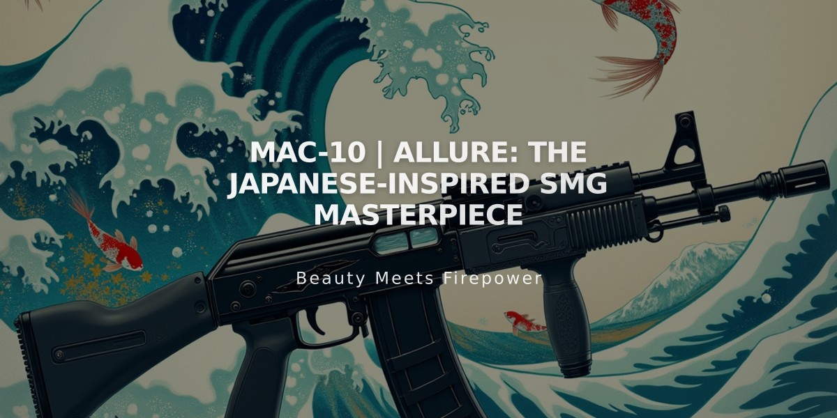 MAC-10 | Allure: The Japanese-Inspired SMG Masterpiece