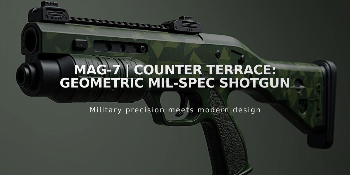 MAG-7 | Counter Terrace: Geometric Mil-Spec Shotgun