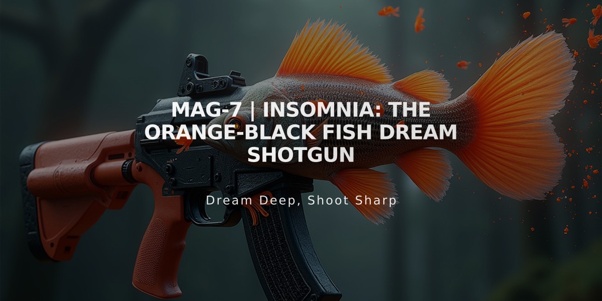 MAG-7 | Insomnia: The Orange-Black Fish Dream Shotgun