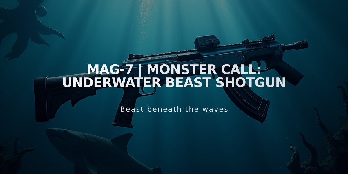 MAG-7 | Monster Call: Underwater Beast Shotgun