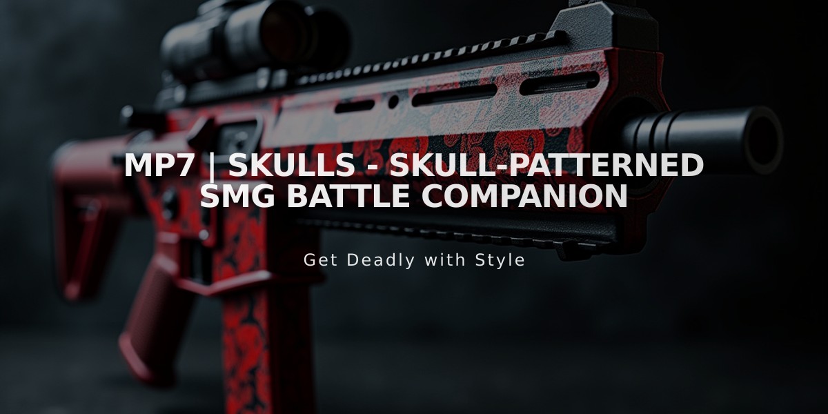 MP7 | Skulls - Skull-Patterned SMG Battle Companion