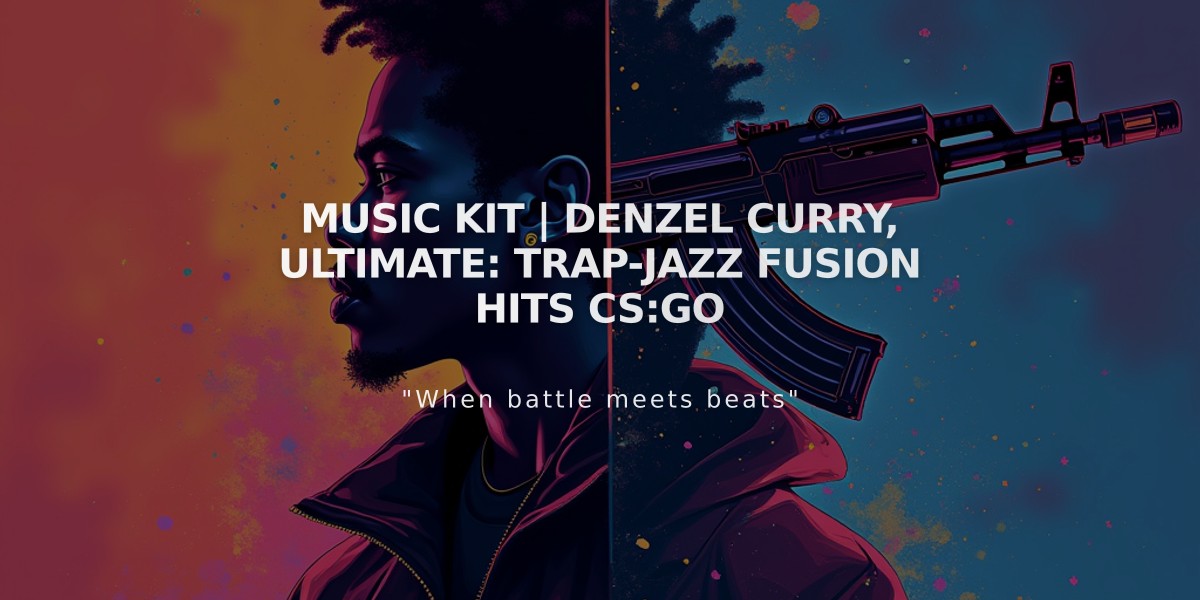 Music Kit | Denzel Curry, ULTIMATE: Trap-Jazz Fusion Hits CS:GO