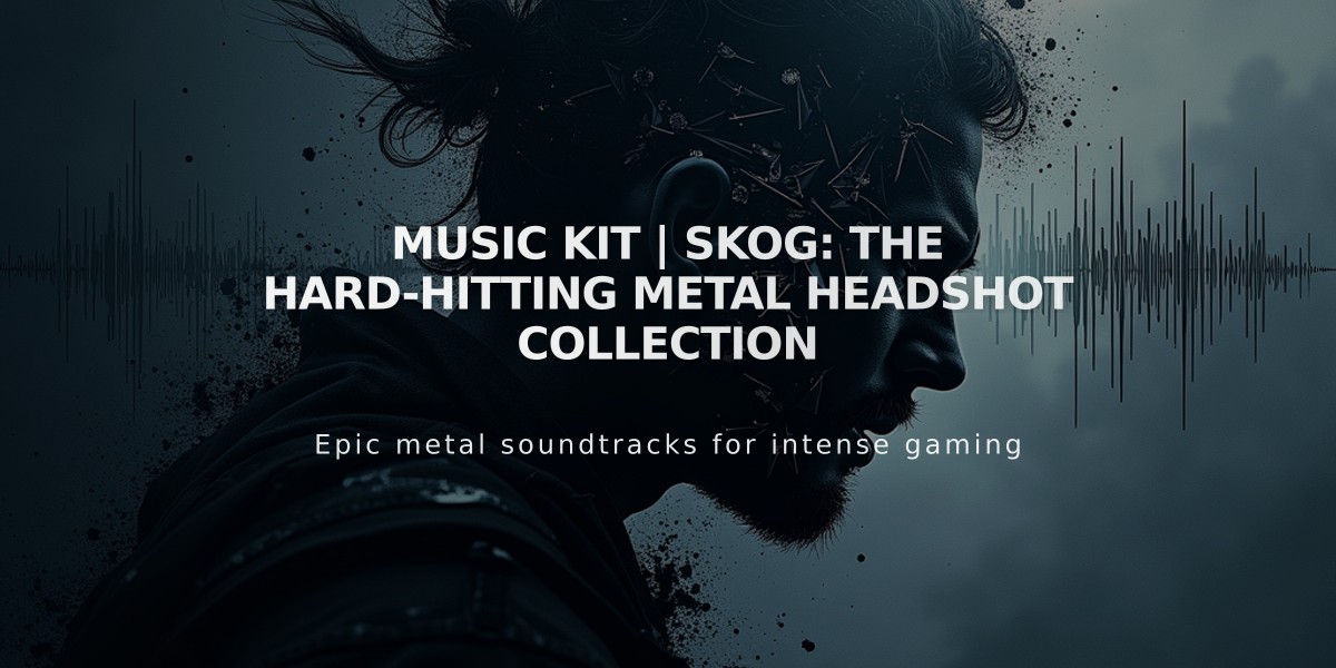 Music Kit | Skog: The Hard-Hitting Metal Headshot Collection