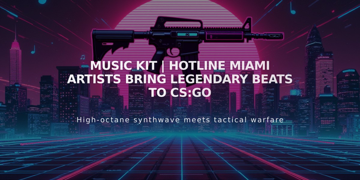 Music Kit | Hotline Miami Artists Bring Legendary Beats to CS:GO