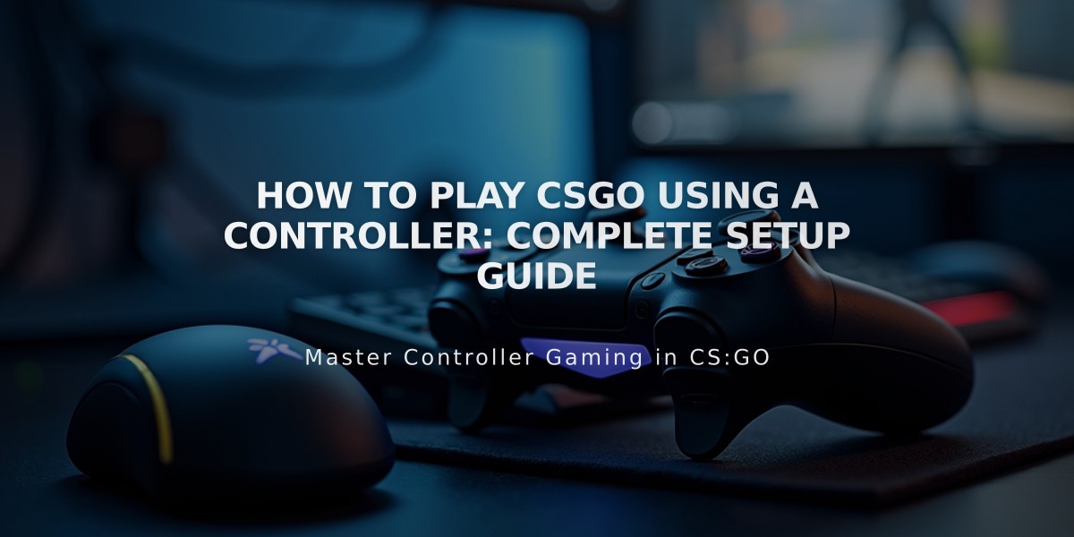 How to Play CSGO Using a Controller: Complete Setup Guide